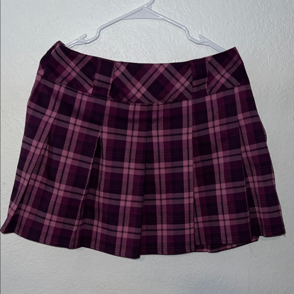 Plaid Pink Skirt